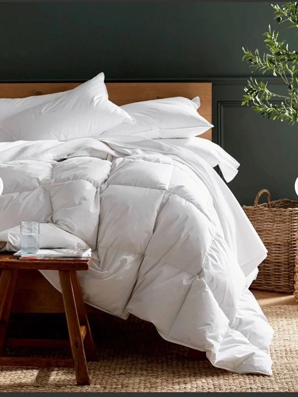 Legends Hotel Organic Cotton Down Comforter